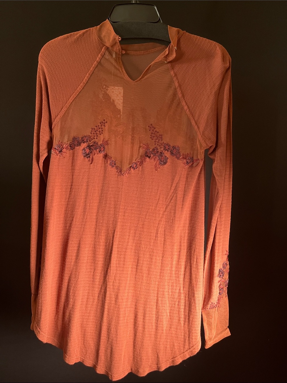 Free People Woodland Top size XS SEE MEASUREMENTS - Picture 2 of 7
